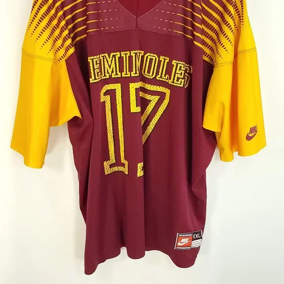 Vtg Florida State Seminoles Jersey Shirt Men's XXL FSU #17 Nike